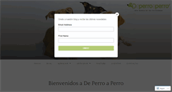 Desktop Screenshot of deperroaperro.com